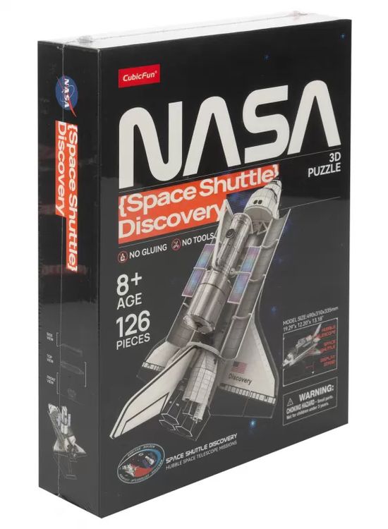3D-пазл CubicFun «Космический шаттл Дискавери» — картинка 3