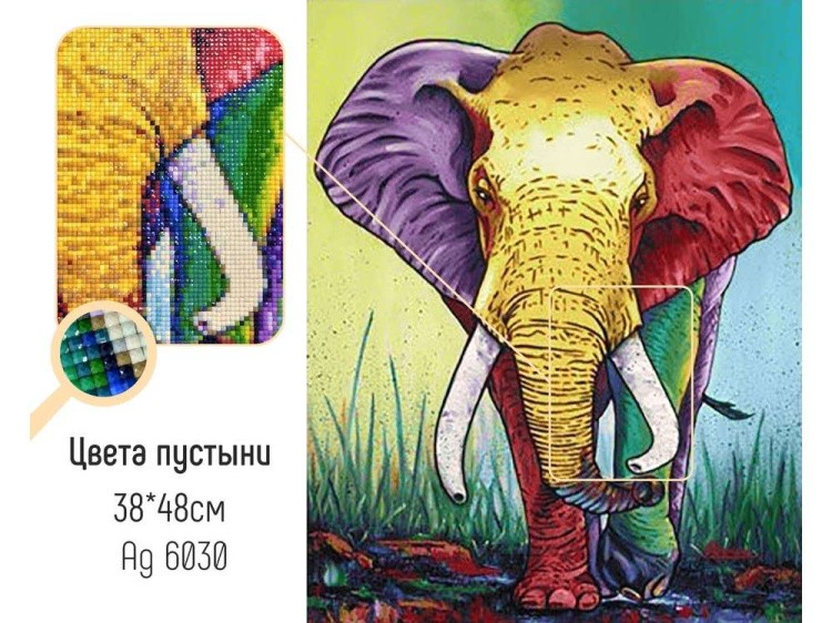 Алмазная вышивка «Цвета пустыни» — картинка 2