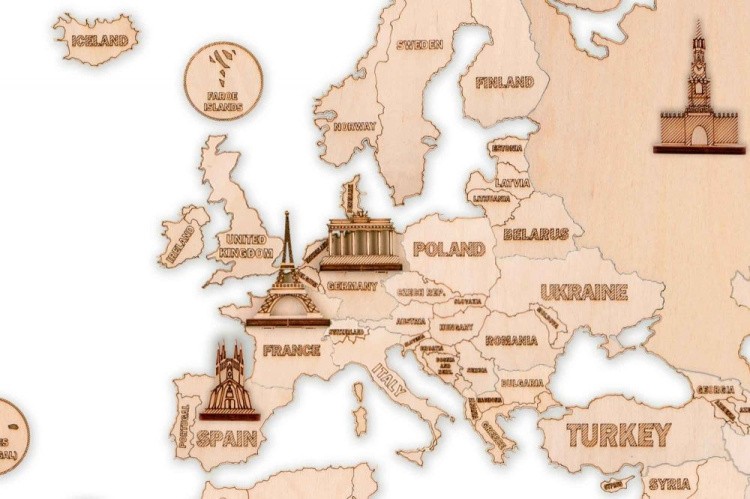 Конструктор из дерева «Карта мира XXL», Wood Trick — картинка 4