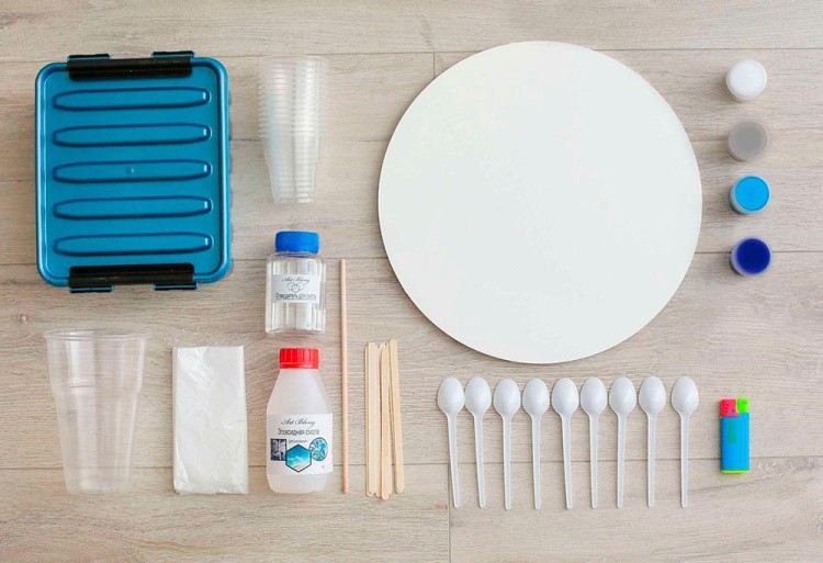 Набор для создания картины эпоксидной смолой Resin Art 2020, Art Blong — картинка 2