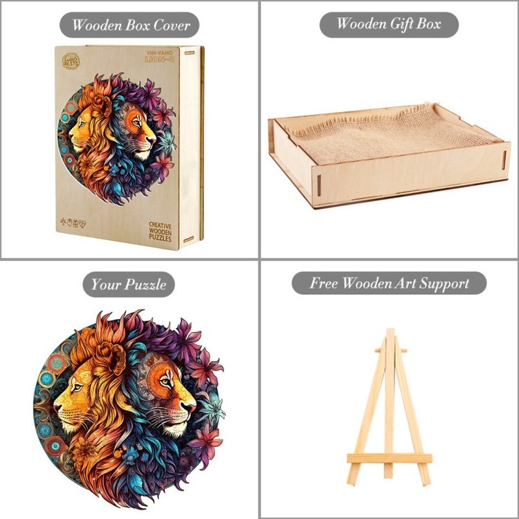 Деревянные пазлы «Король Лев L», Woodbests — картинка 6