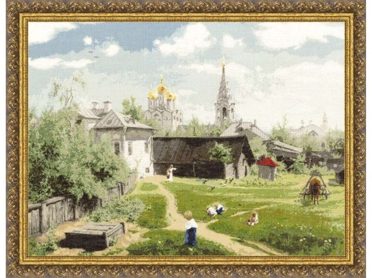 Набор для вышивания «Московский дворик» Василия Поленова — картинка 2