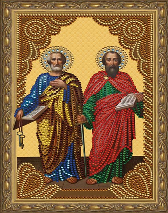 Алмазная вышивка 5D «Святые апостолы Петр и Павел»