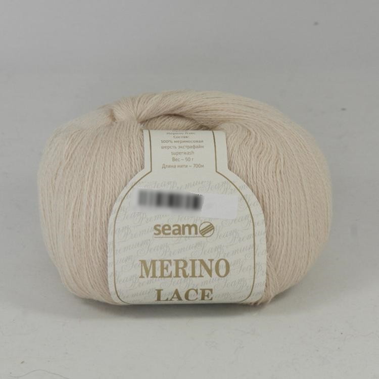Пряжа SEAM MERINO LACE (27), экрю, 5 шт. по 50 г — картинка 2