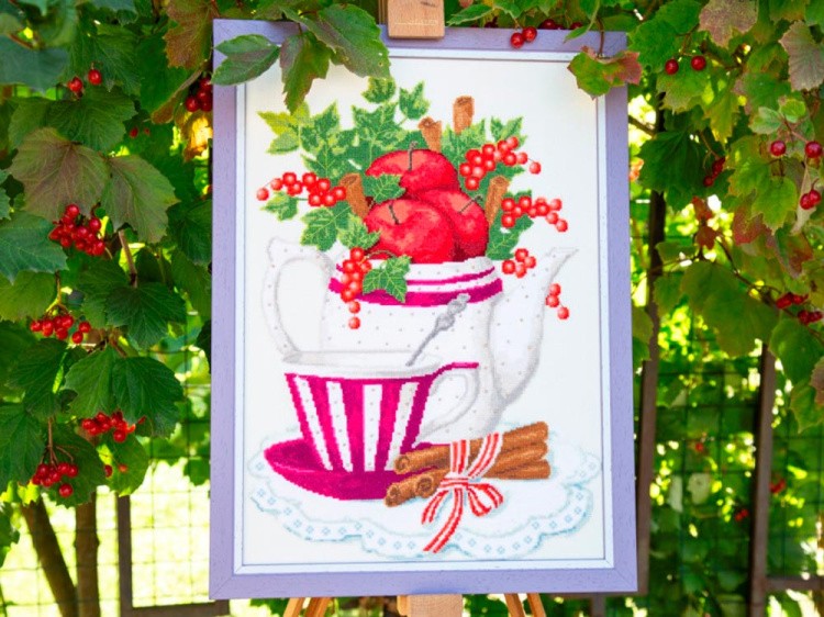 Набор для вышивания «Яблоки и корица» — картинка 4