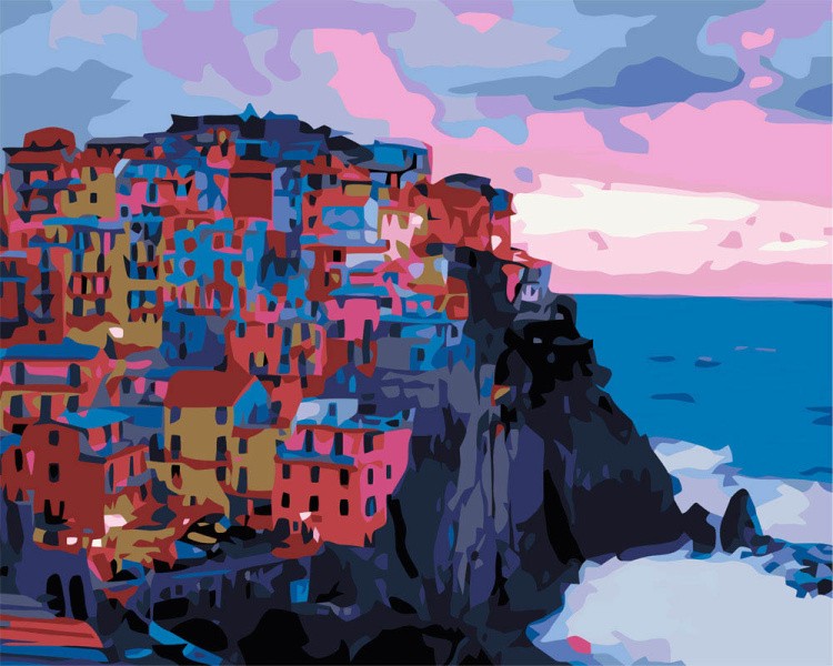 Картина по номерам «Итальянский закат»