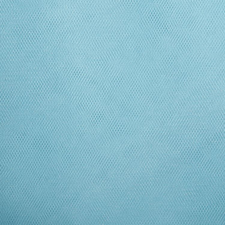Еврофатин мягкий матовый Hayal Tulle, 5 м, ширина 300 см, 100% полиэстер, цвет: светло-голубой, Hayal — картинка 3