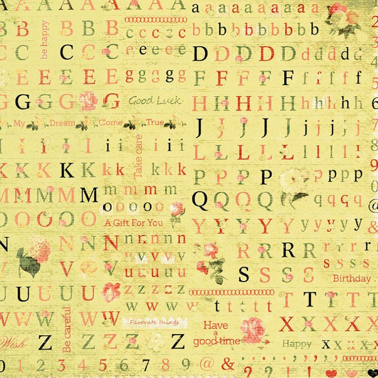 Набор бумаги «Яркие цветы» — картинка 10