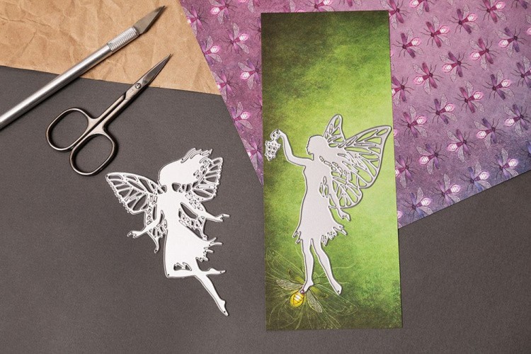 Нож для вырубки «Фея с фонариком», 11,5x7,4 см, Mr.Painter — картинка 3