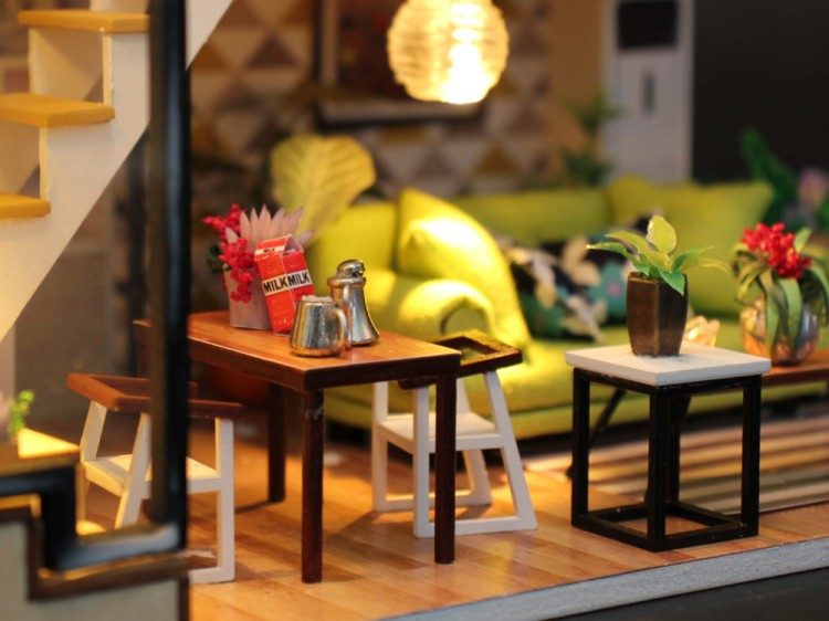 Набор для создания миниатюры (румбокс) «Скандинавский Лофт» — картинка 5