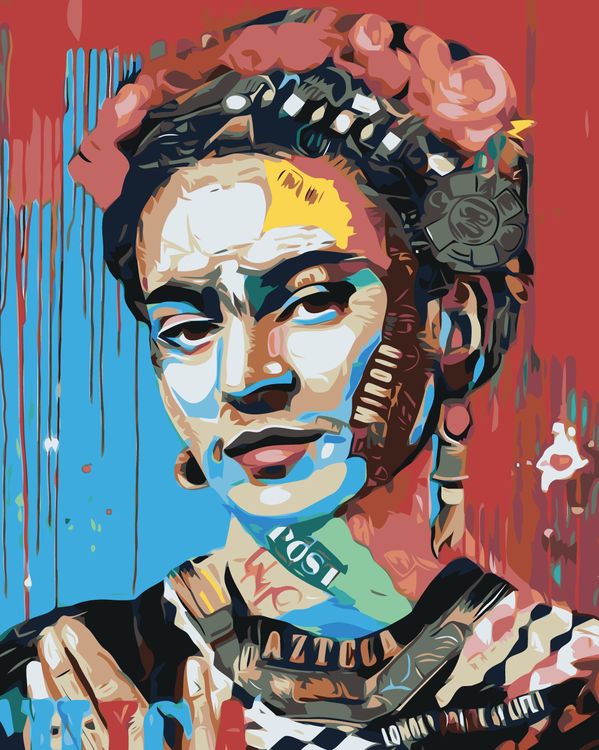 Картина по номерам «Pop Art Поп-арт: Фрида Кало 2»