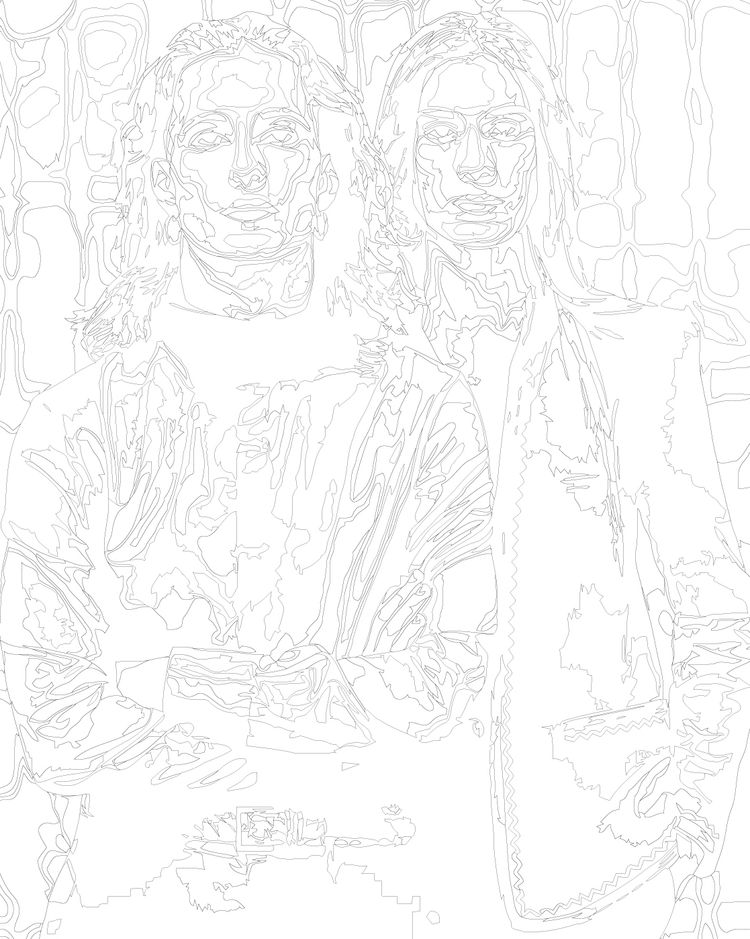 Картина по номерам «Группа Maneskin Манескин: Итан и Дамиано» — картинка 3