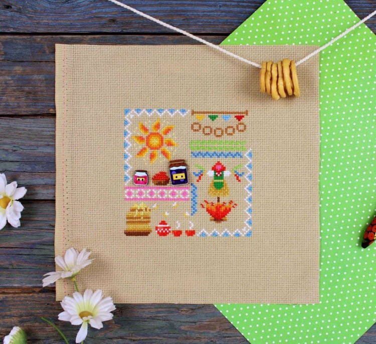 Набор для вышивания «Мини-семплер. Масленичная неделя» — картинка 5