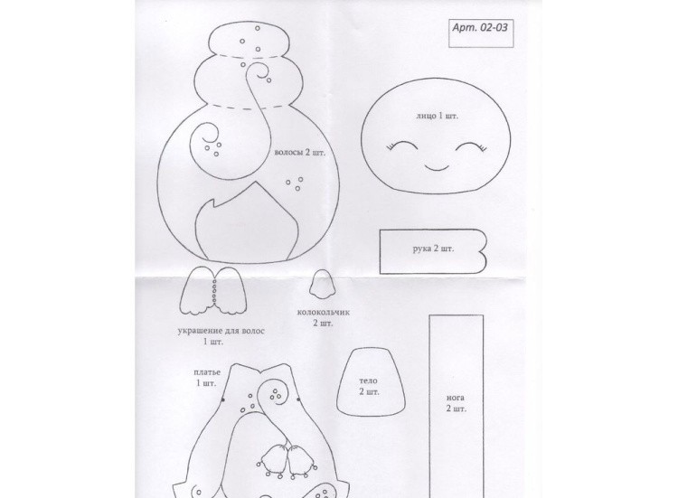Набор для шитья игрушки «Майя» — картинка 5