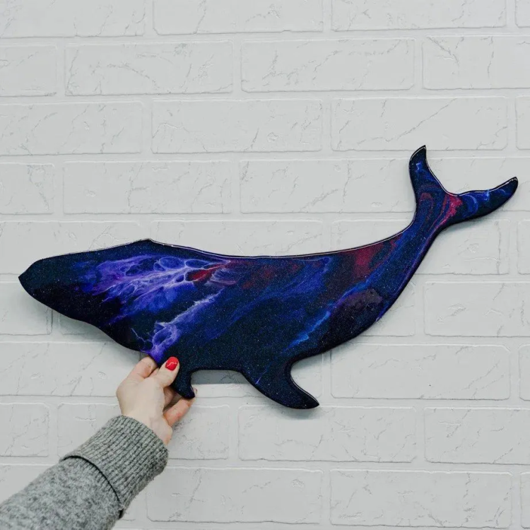 Универсальная эпоксидная смола для рисования AquaGlass GEL 1500 грамм, RU-SMOLA — картинка 6