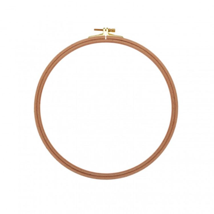 Пяльцы деревянные с винтом, диаметр 22 см, h=8 — картинка 2