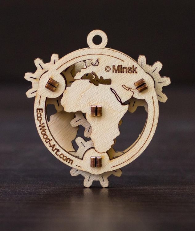 Конструктор из дерева «Эвик: Глобус», Eco Wood Art — картинка 2