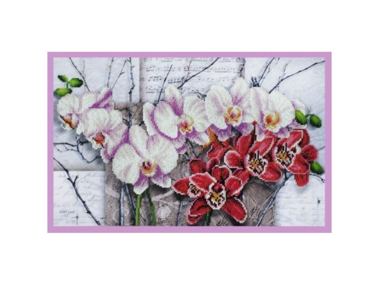 Набор для вышивания бисером «Симфония орхидей»