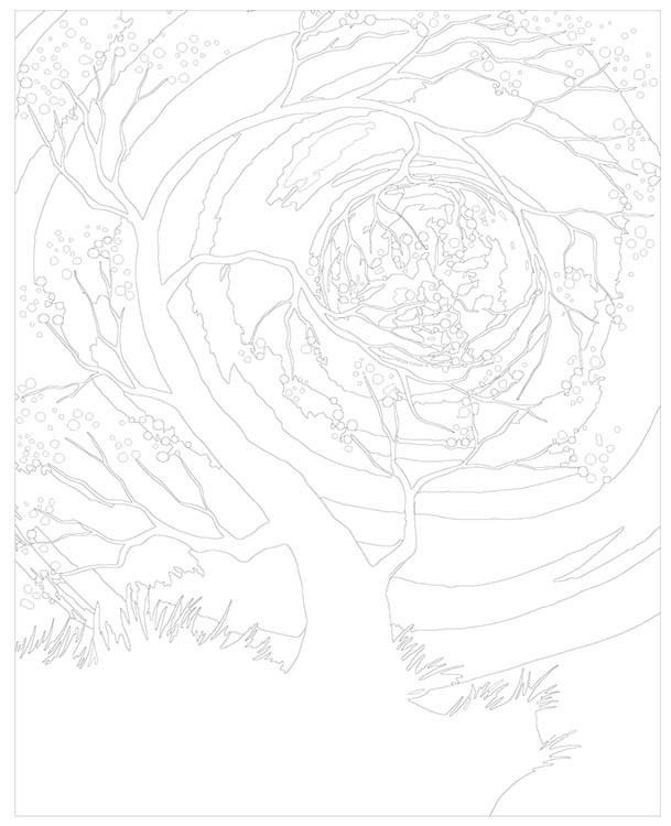 Картина по номерам «Обнимая Луну» — картинка 3