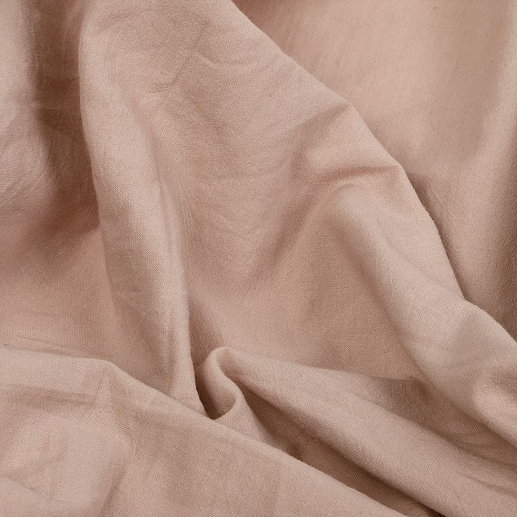 Ткань Хлопок крэш, 1 м х 150 см, 90 г/м², цвет: латте, TBY — картинка 4