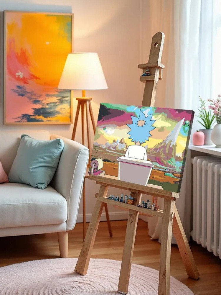 Картина по номерам «Рик и Морти: Рик Санчес 2» — картинка 9