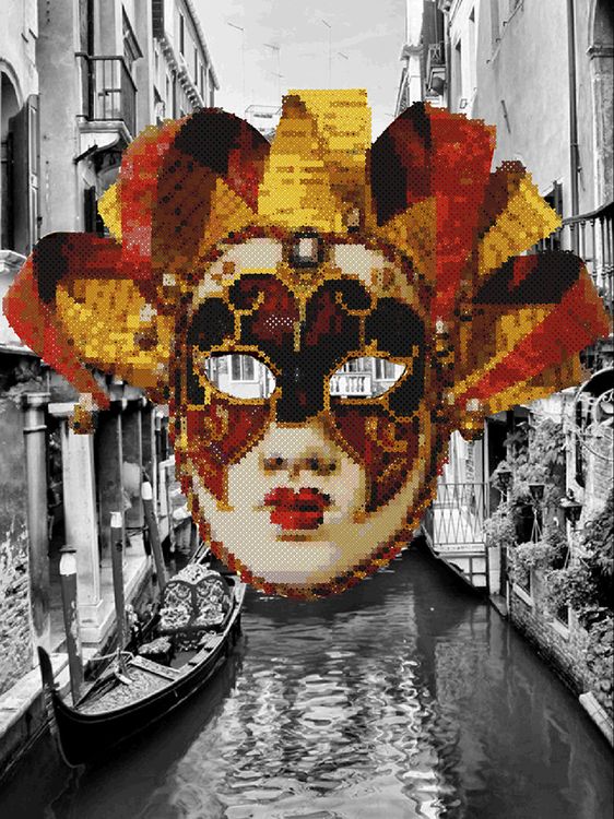 Алмазная вышивка «Венецианский карнавал»