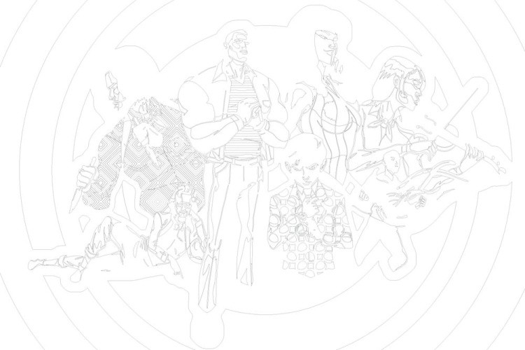 Картина по номерам «Академия Амбрелла: Герои Арт» — картинка 3