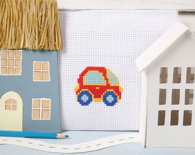 Набор для вышивания «Маленькая машинка» — картинка 2