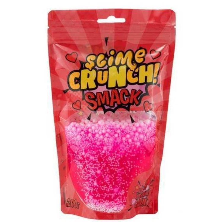 Лизун «Slime» Crunch-slime SMACK с ароматом земляники, 200 г