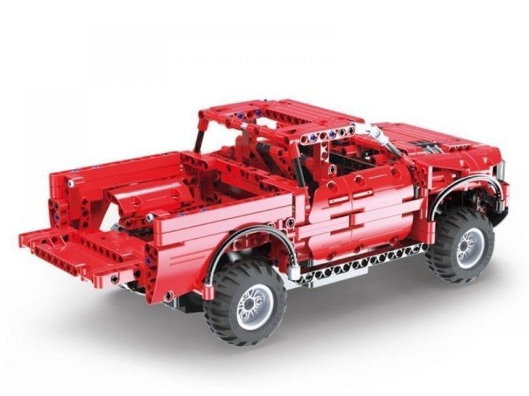 Радиоуправляемый конструктор CADA deTech красный пикап, 549 деталей — картинка 4
