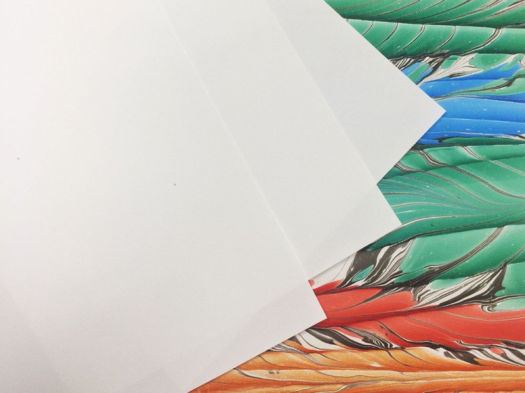 Холст грунтованный для эбру А4, 6 шт., Эбру-Профи — картинка 2