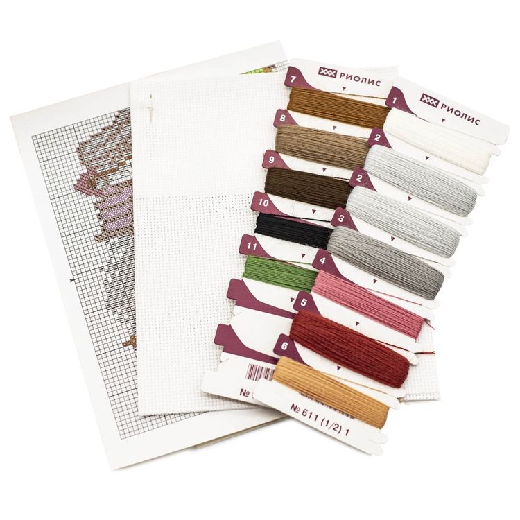 Набор для вышивания «Город и кошки.Весна» — картинка 3