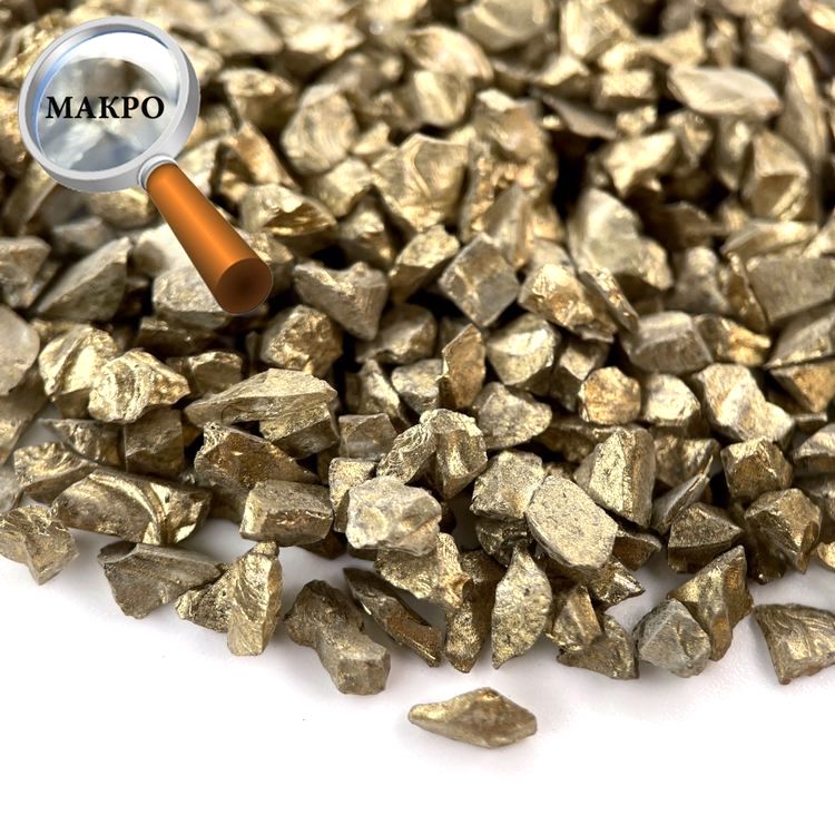 Стеклянная крошка перламутровая коричневая, 100 г — картинка 2