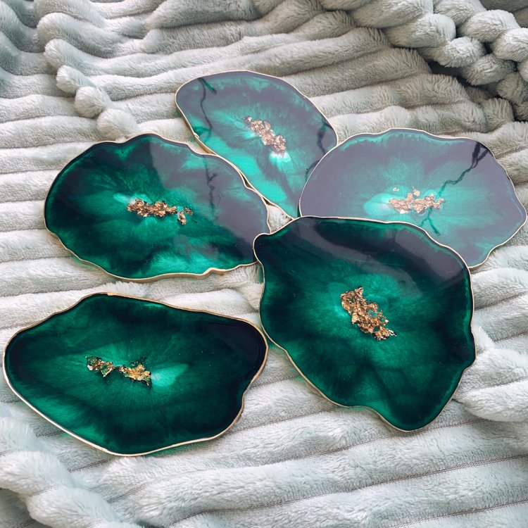 Силиконовый молд жеода, 5 шт. — картинка 8