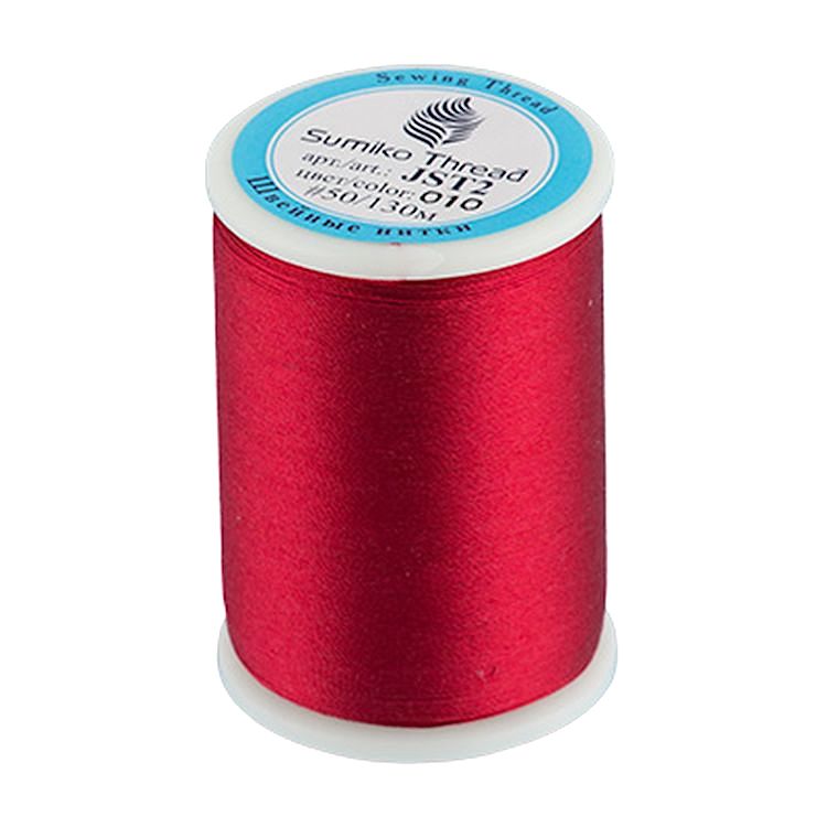 Нитки для вышивания SumikoThread, цвет: №010 темно-красный, 130 м