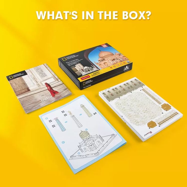 3D пазл CubicFun «National Geographic. Тадж-Махал» — картинка 10