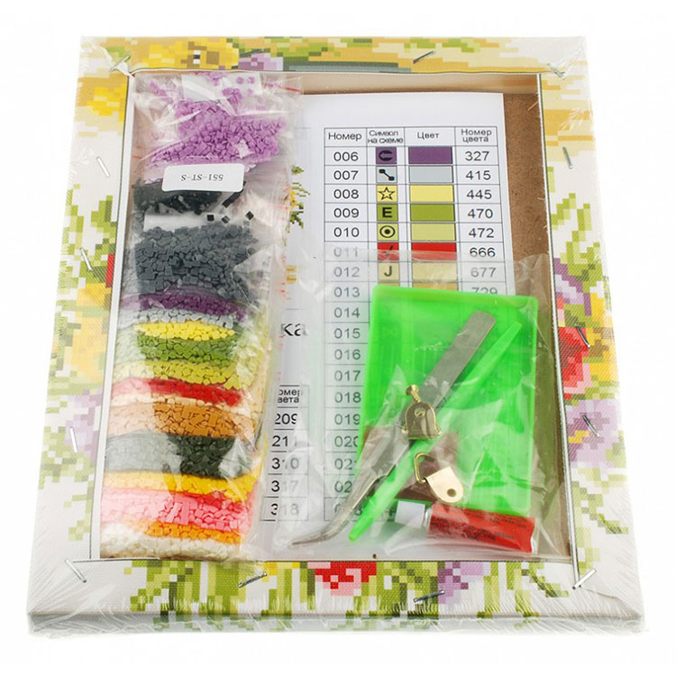 Алмазная вышивка «Цветочное счастье» — картинка 3