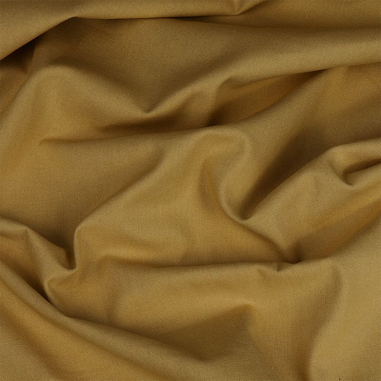 Ткань льняная, 1 м x 140 см, 200 г/м², цвет: горчица, TBY — картинка 2