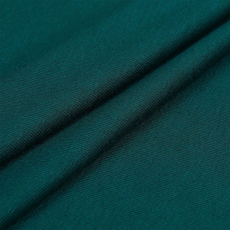 Ткань Вискоза трикотаж, 6 м, ширина 185 см, 210 г/м², цвет: петроль, TBY — картинка 3