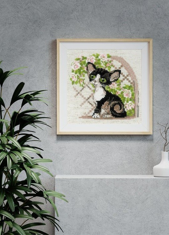 Набор для вышивания «Котёнок корниш рекс» — картинка 7