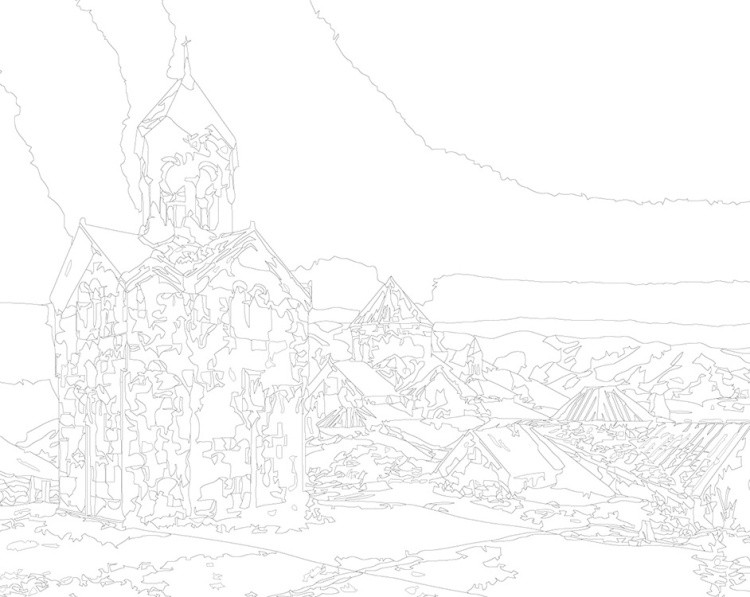 Картина по номерам «Армения: Ахпатский монастырь 40x50» — картинка 3