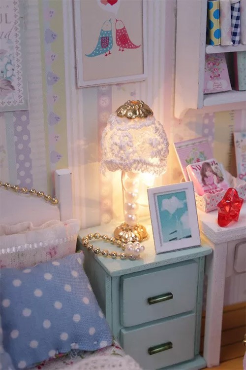 Сборная модель Румбокс. Миниатюрная комната «Спальня 2» — картинка 5