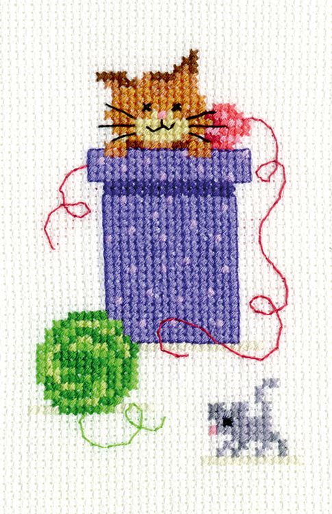 Набор для вышивания «Игривые кошки» — картинка 3