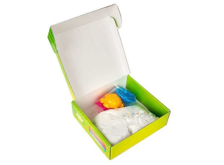 Живой песок 750 г с формочками для игры — картинка 3