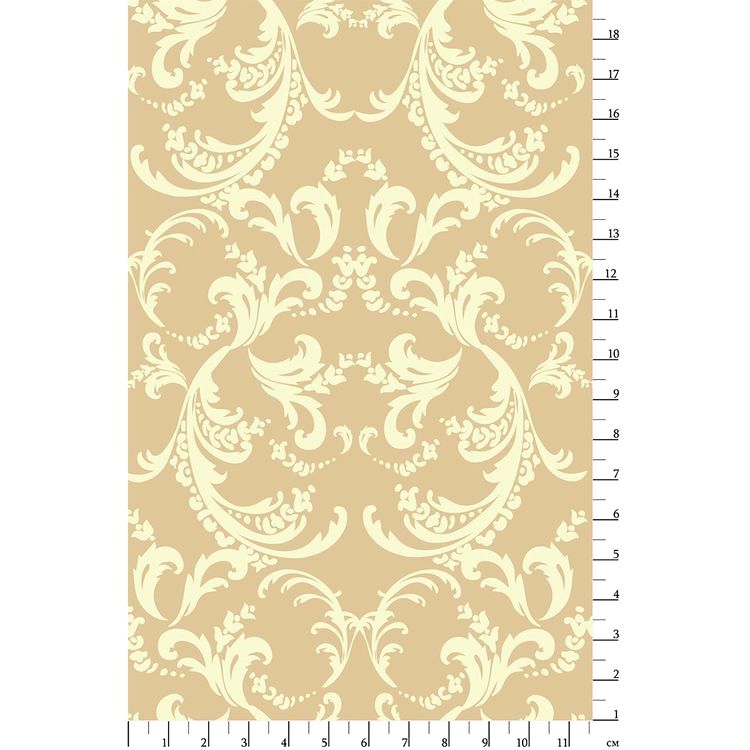 Ткань для пэчворка «ВИКТОРИАНСКИЕ РОЗЫ», 50x55 см, 146 г/м2, 100% хлопок, цвет: ВР-34 зеленый, принт, Peppy — картинка 2