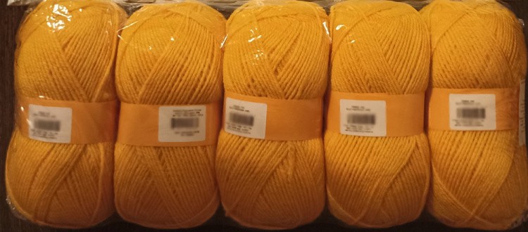 Пряжа Семеновская Svetlana (216), канарейка 5 шт. по 100 г — картинка 4