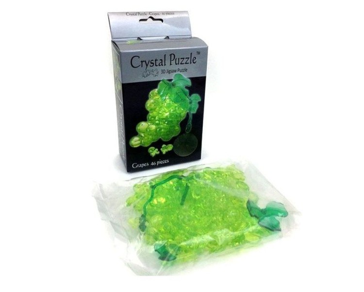 3D Головоломка «Виноград зеленый», Crystal Puzzle — картинка 2