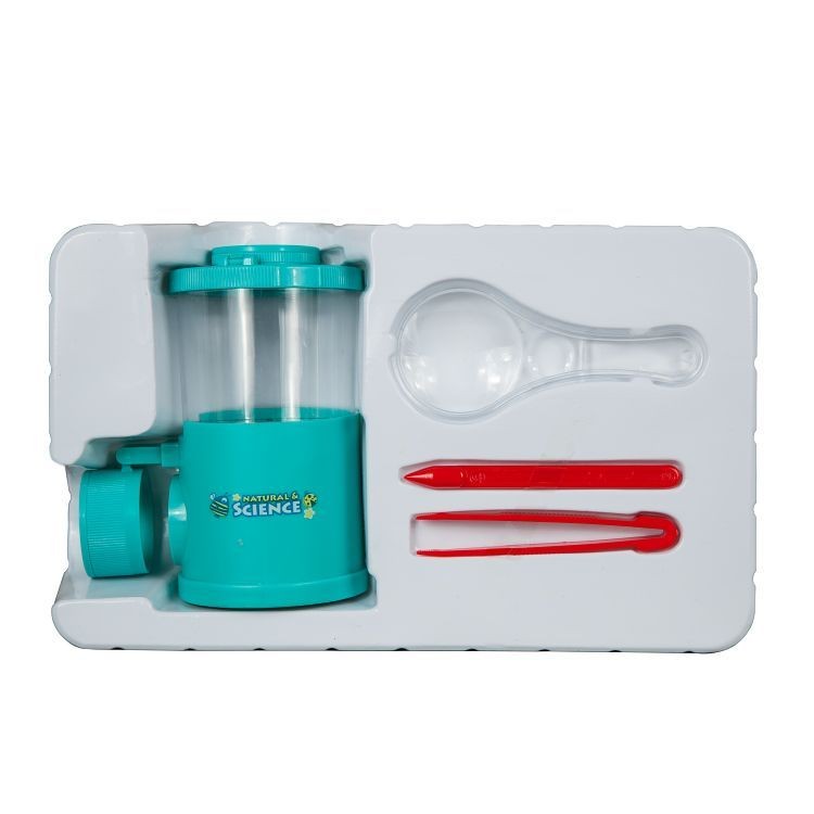 Игрушка набор для исследований Bebelot «Мини-лаборатория» (ловушка, лупа, 2 пинцета) — картинка 3