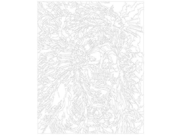 Картина по номерам «Вождь духов» — картинка 3