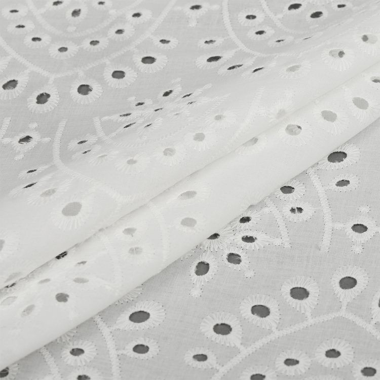 Ткань шитье, 10 м x 150 см, 100 г/м², цвет: белый, TBY — картинка 5